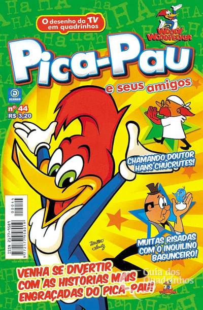 Pica-Pau e Seus Amigos em Quadrinhos n° 44 - Deomar