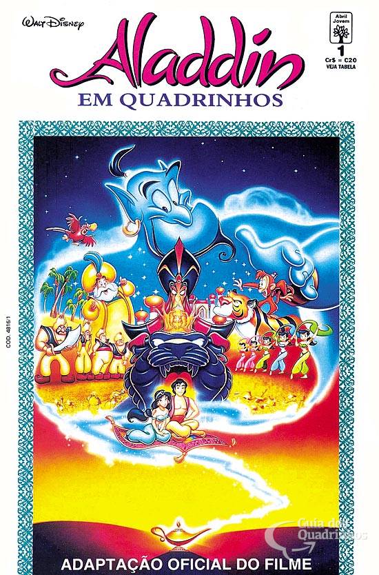 Aladdin /Abril  Guia dos Quadrinhos