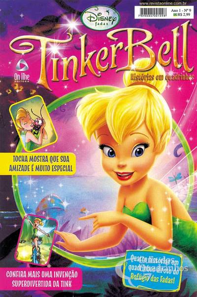 Tinker Bell - Histórias em Quadrinhos n° 9 - On Line