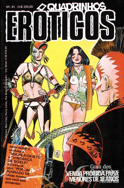 Quadrinhos Eróticos (Eros) n° 81 - Grafipar