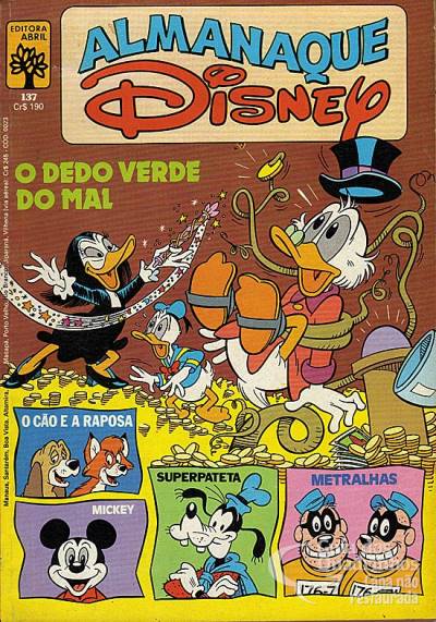 Almanaque Disney n° 137 - Abril