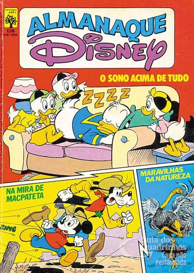 Almanaque Disney n° 158 - Abril