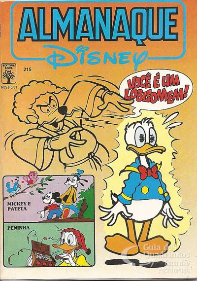 Almanaque Disney n° 215 - Abril