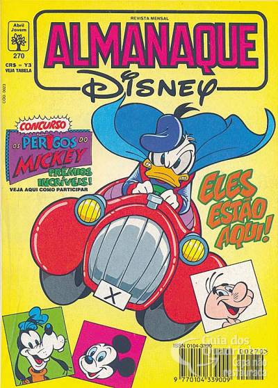 Almanaque Disney n° 270 - Abril