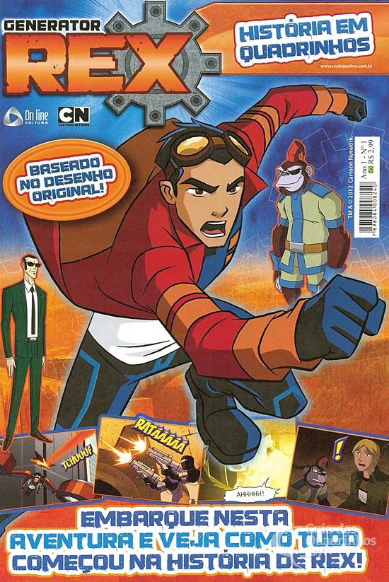 Generator Rex Comics  Mutante rex, Desenho, Personagem