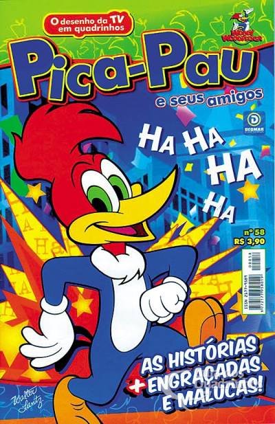 Pica-Pau e Seus Amigos em Quadrinhos n° 58 - Deomar