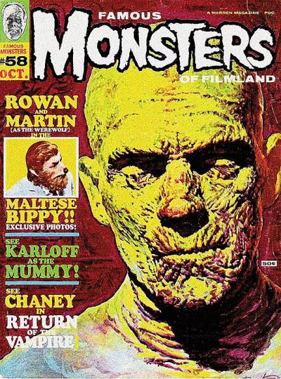 Famous Monsters of Filmland (1958)   n° 58 - Warren Publishing