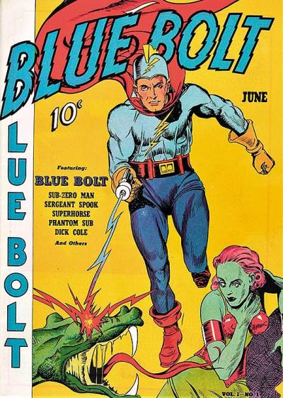 Blue Bolt (1940)   n° 1 - Novelty Press