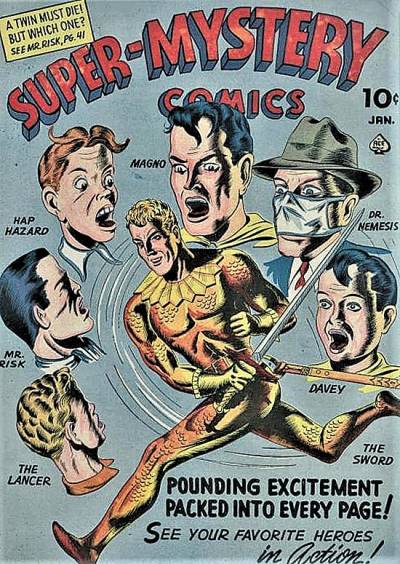 Super-Mystery Comics (1940)   n° 19 - Ace Magazines