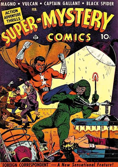 Super-Mystery Comics (1940)   n° 12 - Ace Magazines