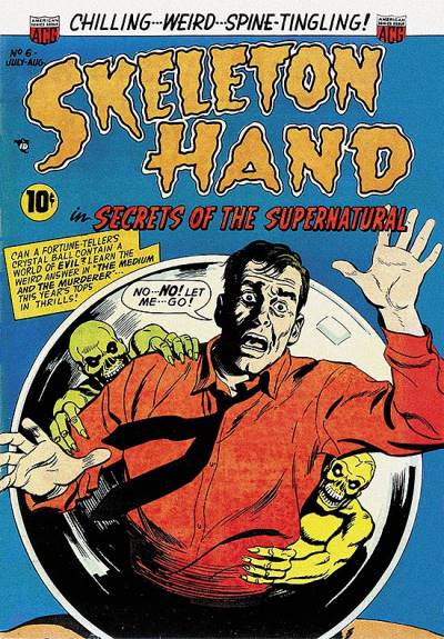 Skeleton Hands In Secrets of The Supernatural (1952)   n° 6 - Acg (American Comics Group)