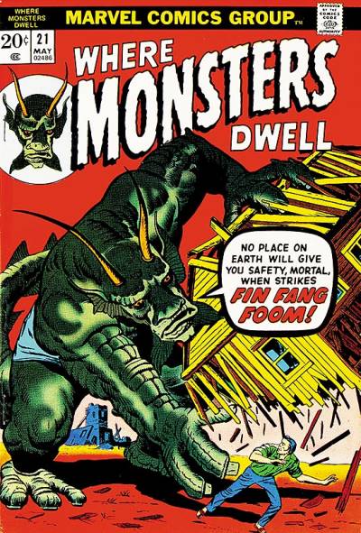Where Monsters Dwell (1970)   n° 21 - Marvel Comics