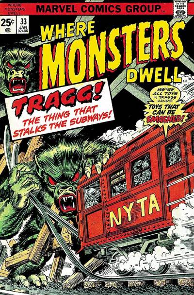 Where Monsters Dwell (1970)   n° 33 - Marvel Comics