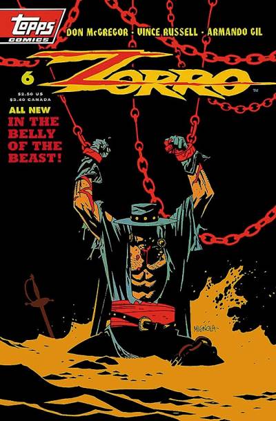 Zorro (1993)   n° 6 - Topps