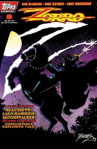 Zorro (1993)   n° 8 - Topps