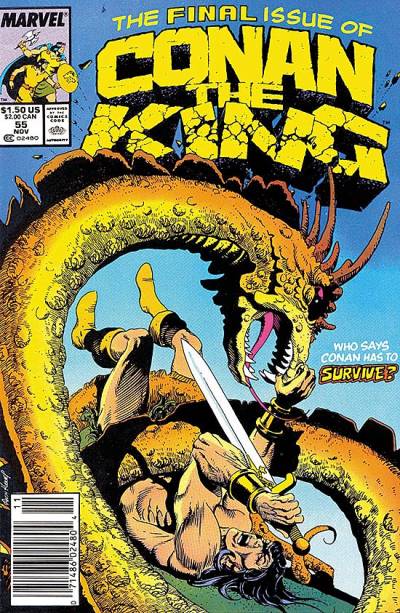 Conan The King (1984)   n° 55 - Marvel Comics