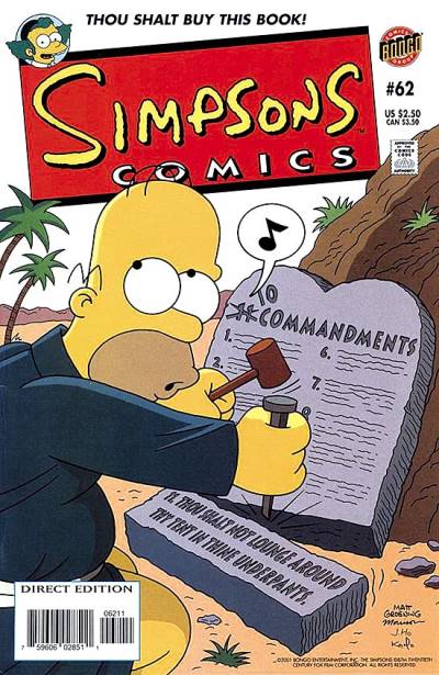 Simpsons Comics (1993)   n° 62 - Bongo Comics Group