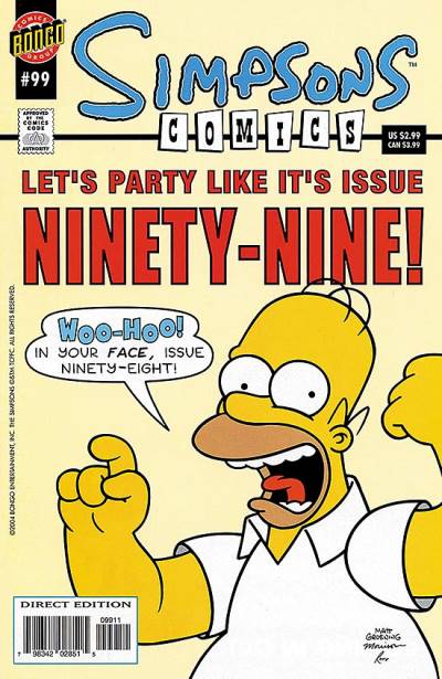 Simpsons Comics (1993)   n° 99 - Bongo Comics Group