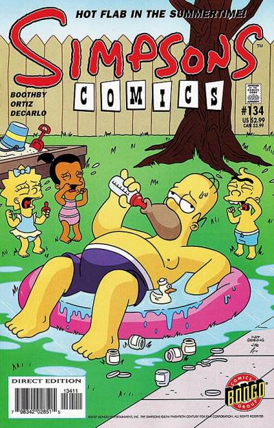 Simpsons Comics (1993)   n° 134 - Bongo Comics Group