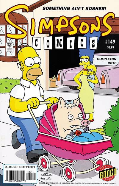 Simpsons Comics (1993)   n° 149 - Bongo Comics Group