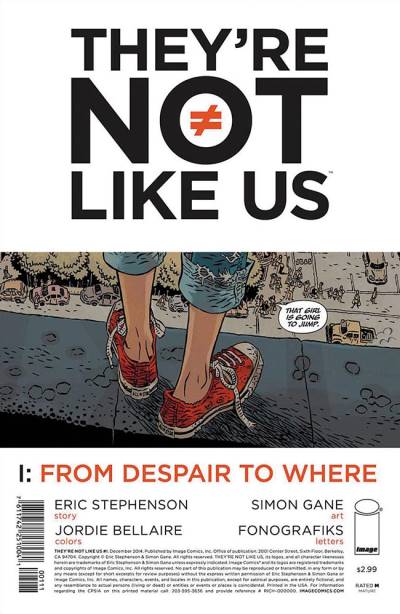 They're Not Like Us (2014)   n° 1 - Image Comics