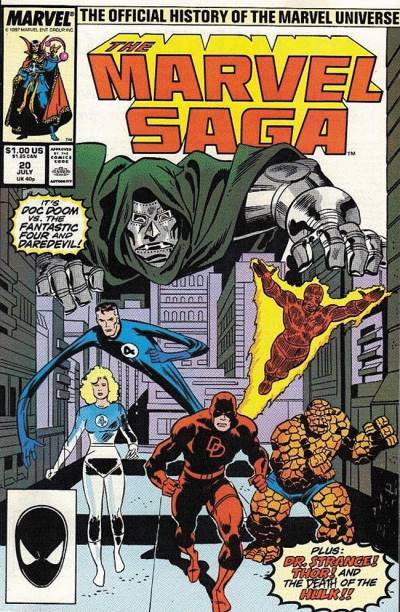 Marvel Saga, The: The Official History of The Marvel Universe (1985)   n° 20 - Marvel Comics