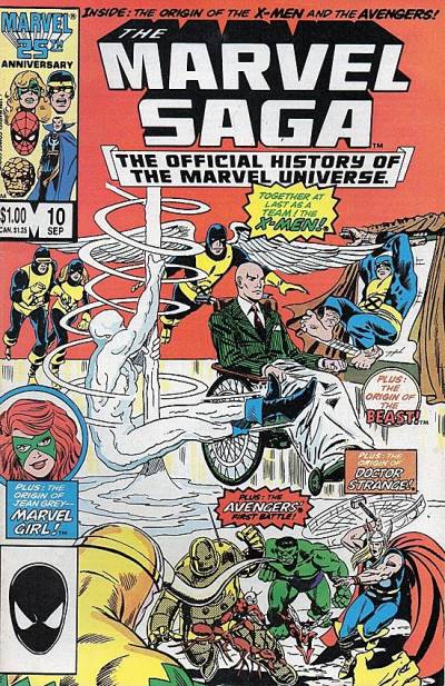 Marvel Saga, The: The Official History of The Marvel Universe (1985)   n° 10 - Marvel Comics