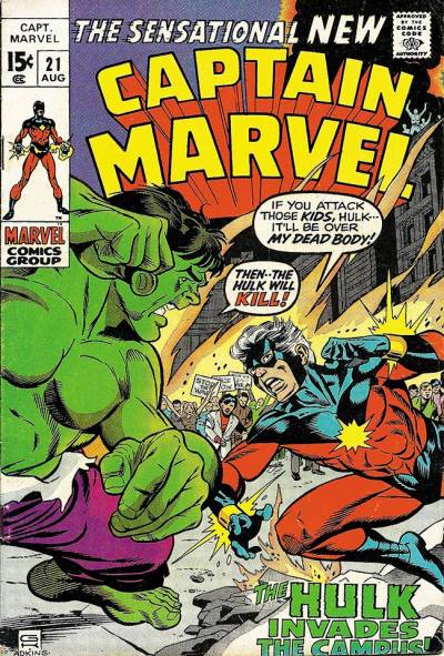 Captain Marvel (1968)   n° 21 - Marvel Comics
