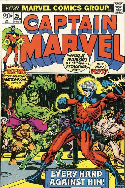 Captain Marvel (1968)   n° 25 - Marvel Comics