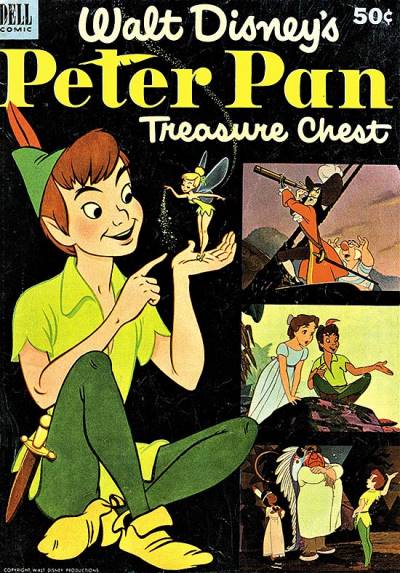 Peter Pan Treasure Chest (1953)   n° 1 - Dell