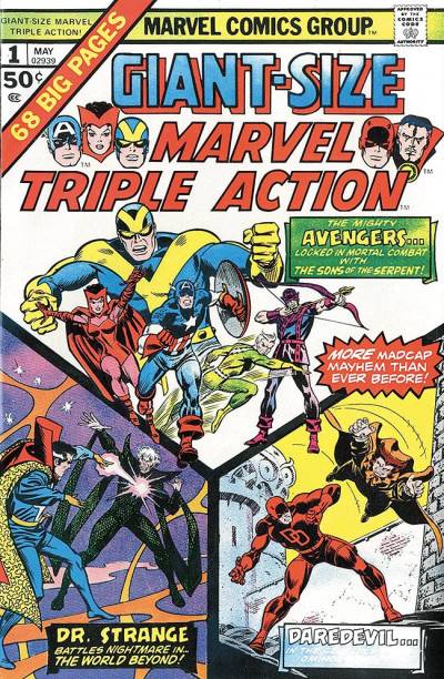 Giant-Size Marvel Triple Action (1975)   n° 1 - Marvel Comics