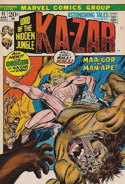 Astonishing Tales (1970)   n° 11 - Marvel Comics
