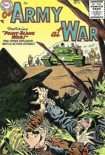 Our Army At War (1952)   n° 34 - DC Comics
