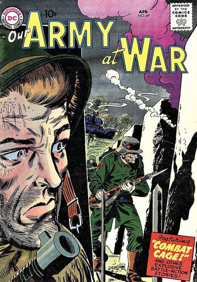 Our Army At War (1952)   n° 69 - DC Comics