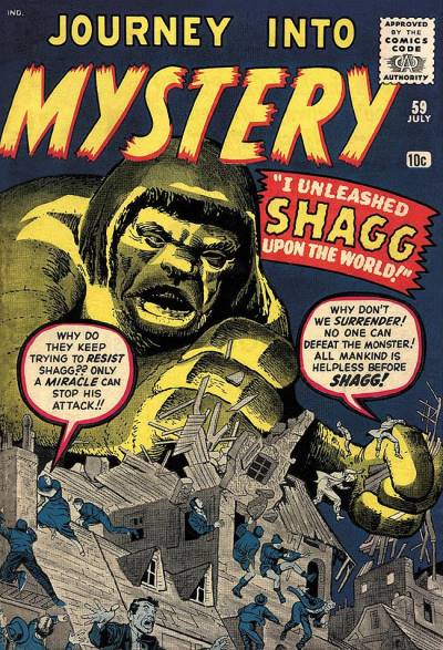 Journey Into Mystery (1952)   n° 59 - Marvel Comics