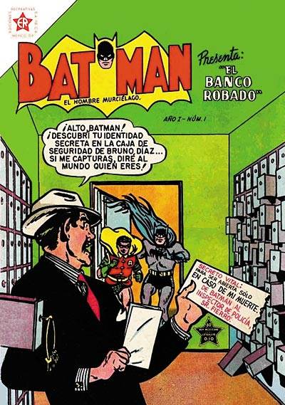 Batman El Hombre Murciélago (1954)   n° 1 - Editorial Novaro