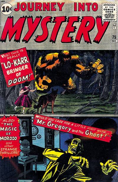 Journey Into Mystery (1952)   n° 75 - Marvel Comics
