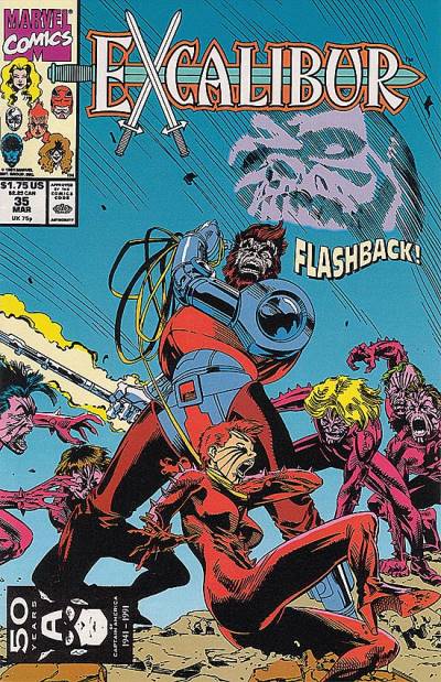 Excalibur (1988)   n° 35 - Marvel Comics