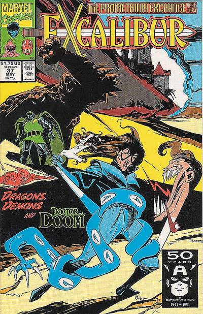 Excalibur (1988)   n° 37 - Marvel Comics