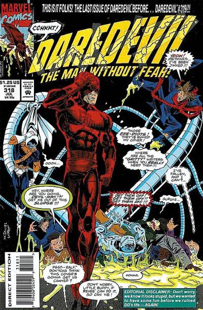 Daredevil (1964)   n° 318 - Marvel Comics