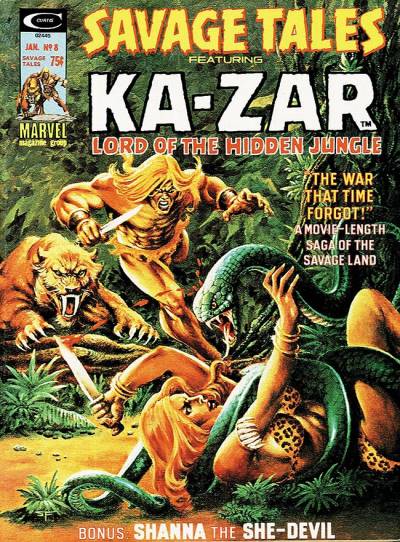 Savage Tales (1971)   n° 8 - Curtis Magazines (Marvel Comics)