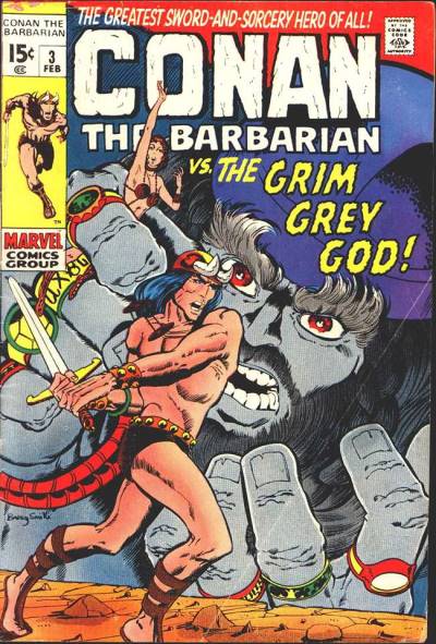 Conan The Barbarian (1970)   n° 3 - Marvel Comics