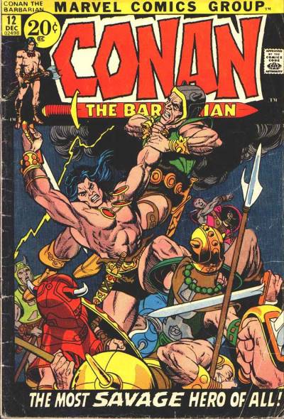 Conan The Barbarian (1970)   n° 12 - Marvel Comics
