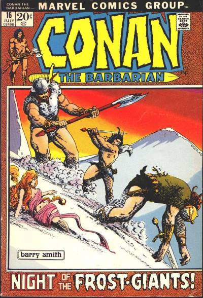 Conan The Barbarian (1970)   n° 16 - Marvel Comics