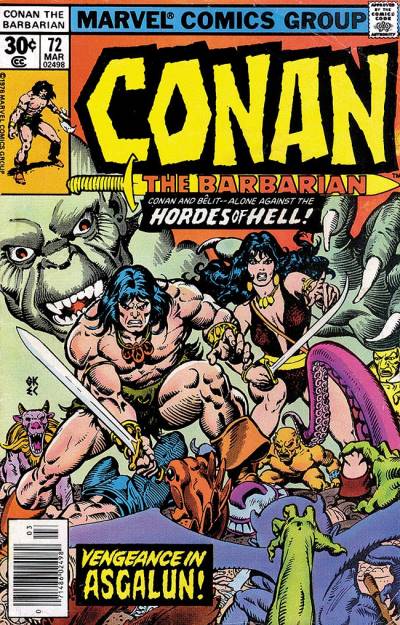 Conan The Barbarian (1970)   n° 72 - Marvel Comics