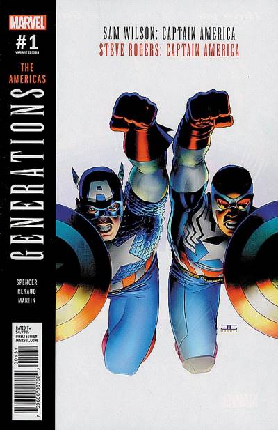 Generations: Sam Wilson: Captain America & Steve Rogers: Captain America (2017)   n° 1 - Marvel Comics