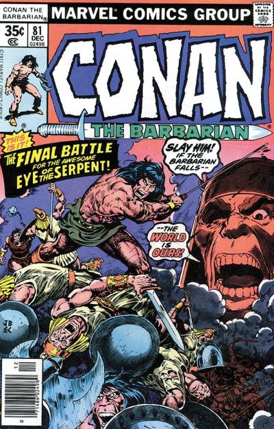 Conan The Barbarian (1970)   n° 81 - Marvel Comics