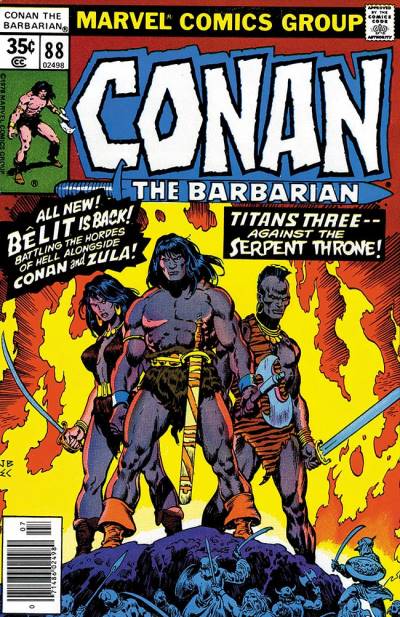 Conan The Barbarian (1970)   n° 88 - Marvel Comics