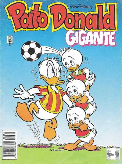 Pato Donald Gigante   n° 36 - Abril Cinco