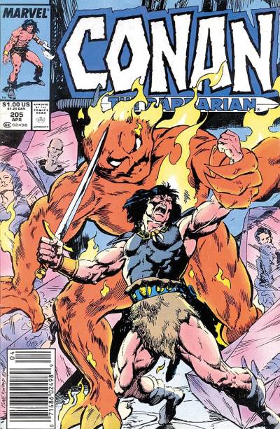 Conan The Barbarian (1970)   n° 205 - Marvel Comics